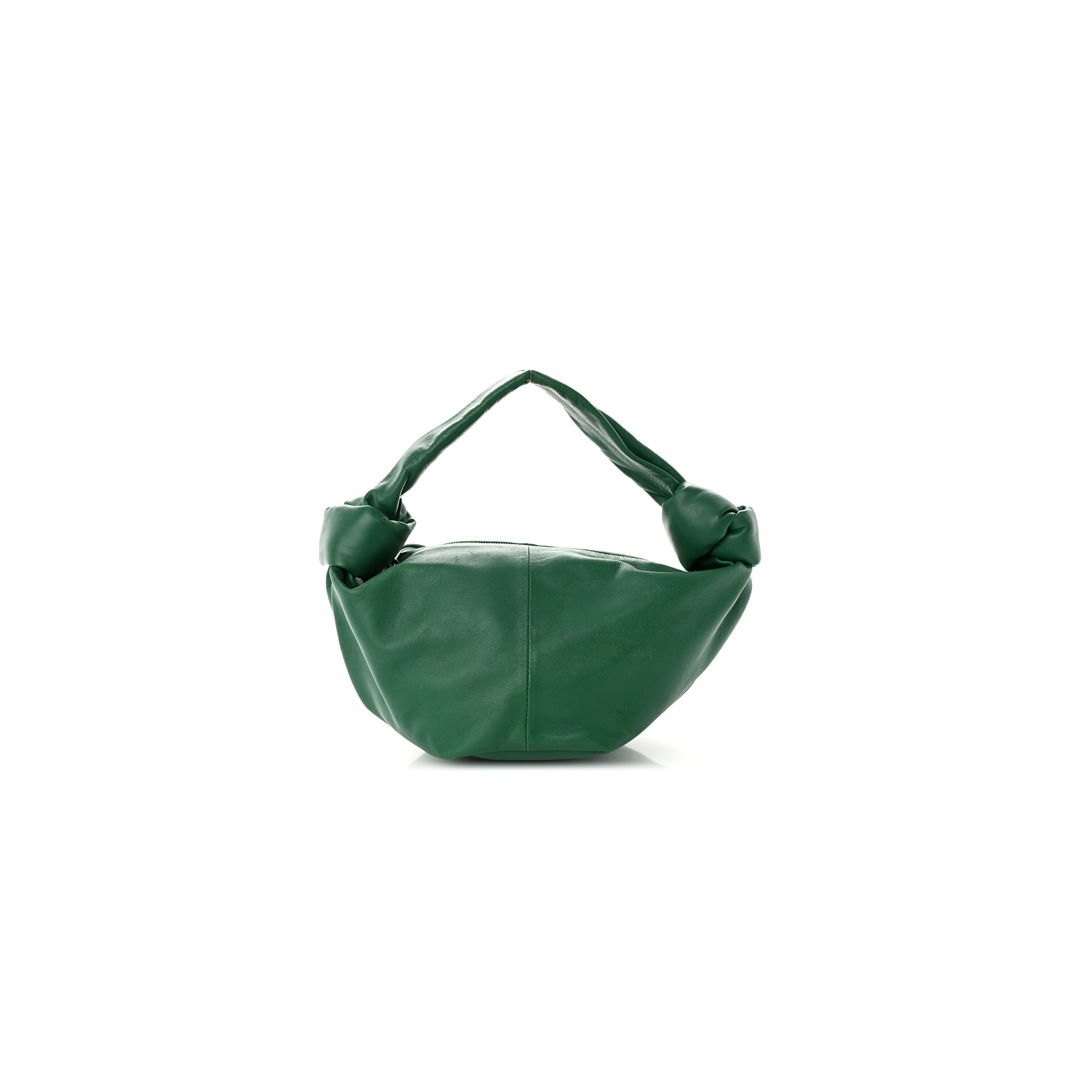 BOTTEGA VENETA NAPPA MINI DOUBLE KNOT BAG RACING GREEN (28*15*14cm) BOTTEGA VENETA NAPPA MINI DOUBLE KNOT BAG RACING GREEN (28*15*14cm)
