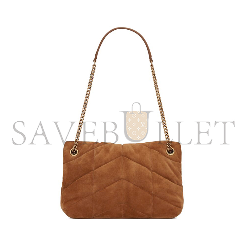 YSL PUFFER SMALL IN QUILTED SUEDE 5774761U8377761 (29*17*11cm) YSL PUFFER SMALL IN QUILTED SUEDE 5774761U8377761 (29*17*11cm)