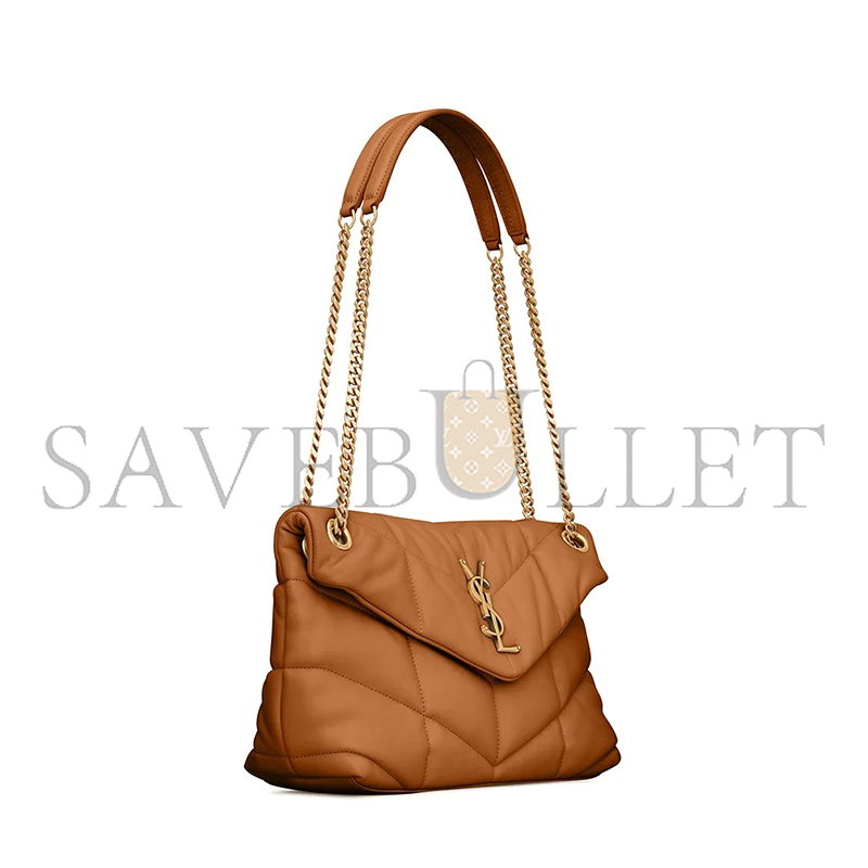 YSL PUFFER SMALL IN NAPPA LEATHER 5774761EL077724 (29*17*11cm)