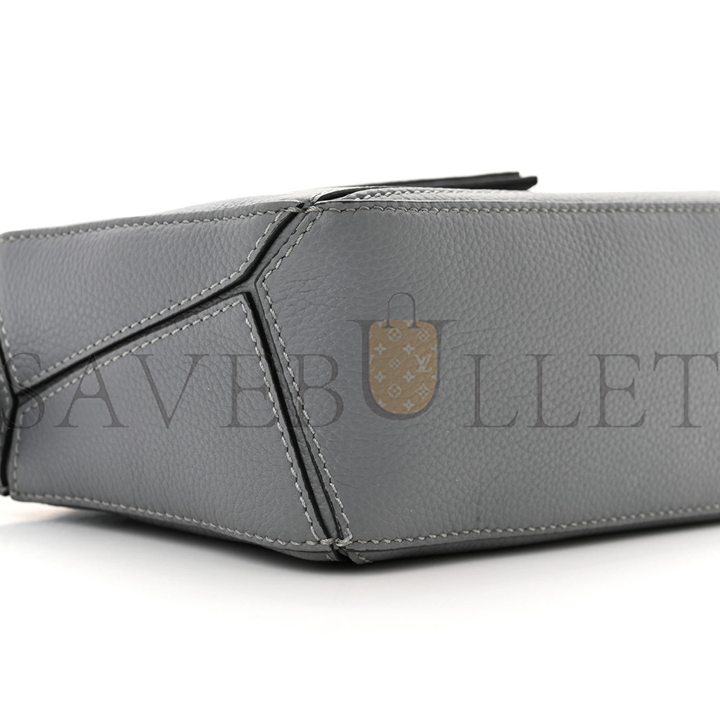 LOEWE CALFSKIN MINI BAG ASPHALT GREY (18*12.5*8cm) LOEWE CALFSKIN MINI BAG ASPHALT GREY (18*12.5*8cm)